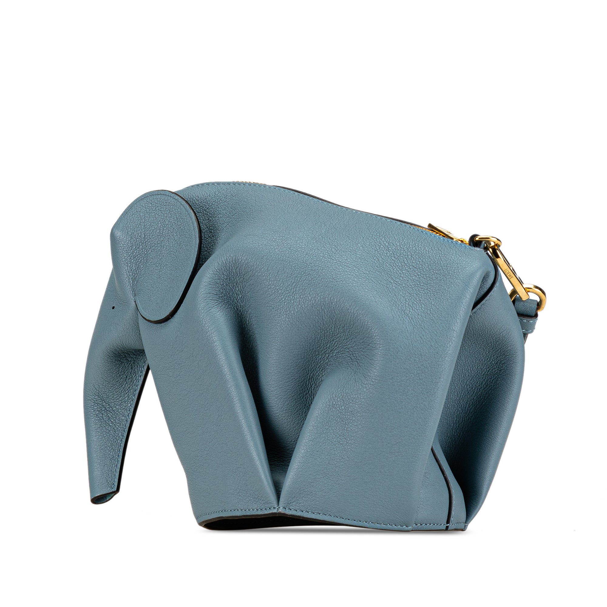 Mini Leather Elephant Crossbody