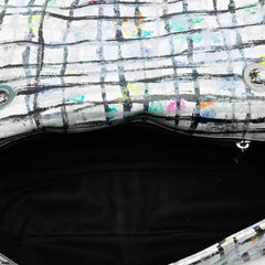 Medium Calfskin Hand Painted Graffiti Flap