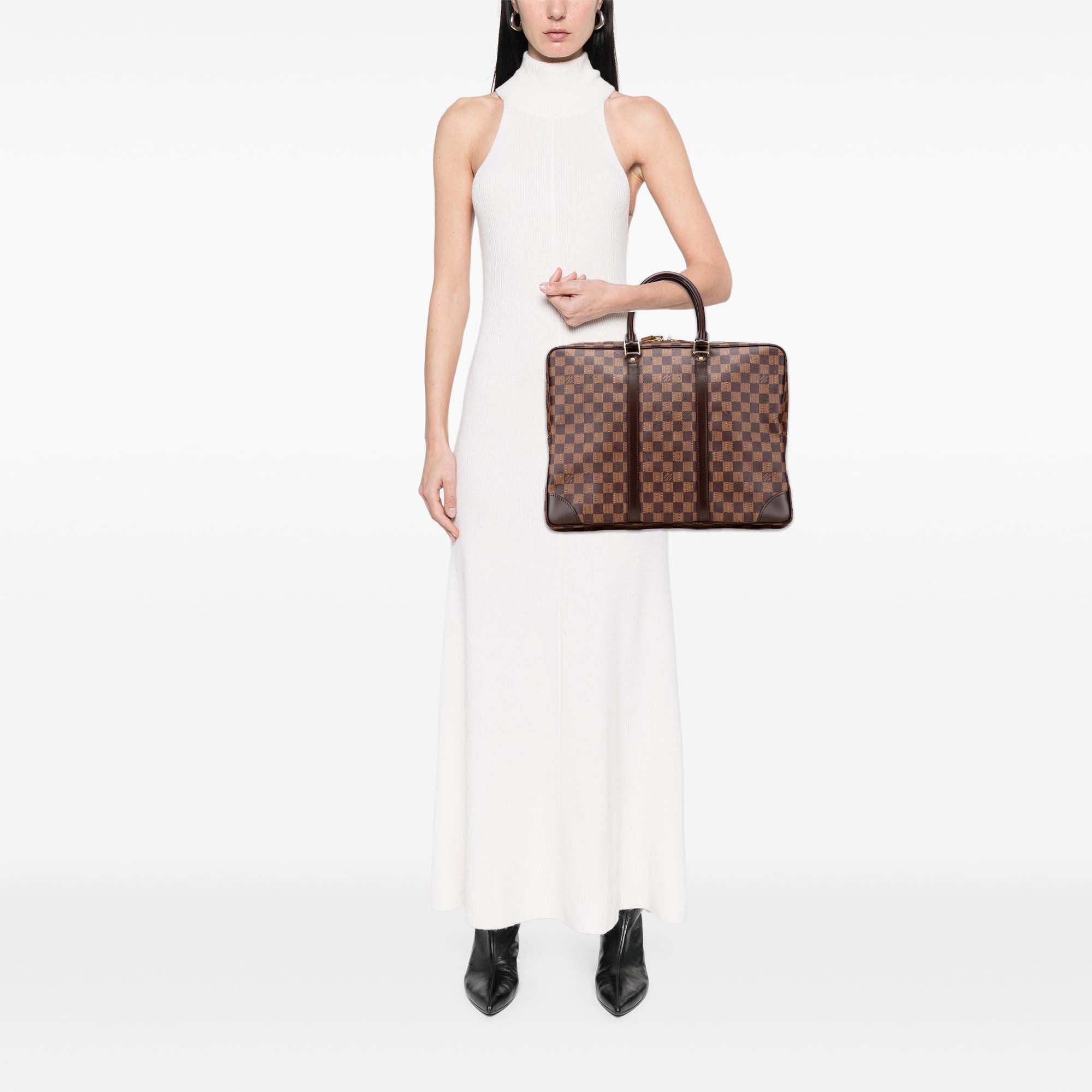 Damier Ebene Porte Documents Voyage PM