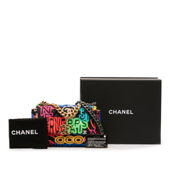 Medium Printed Nylon Graffiti 19 Flap
