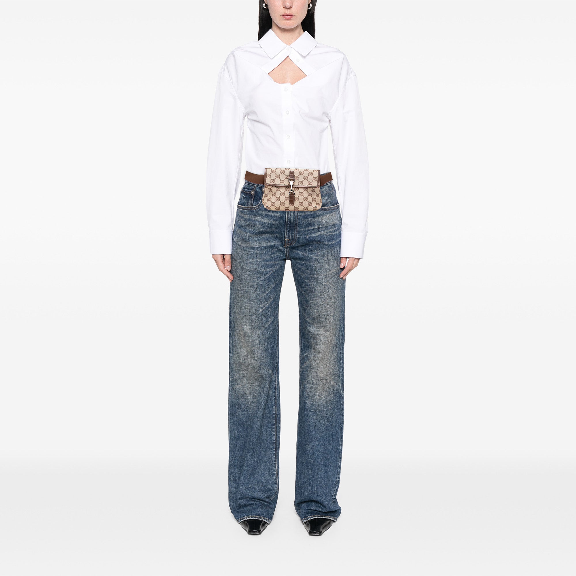 GG Canvas Jackie Belt Bag
