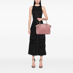 Medium Leather GG Charm Dome Satchel