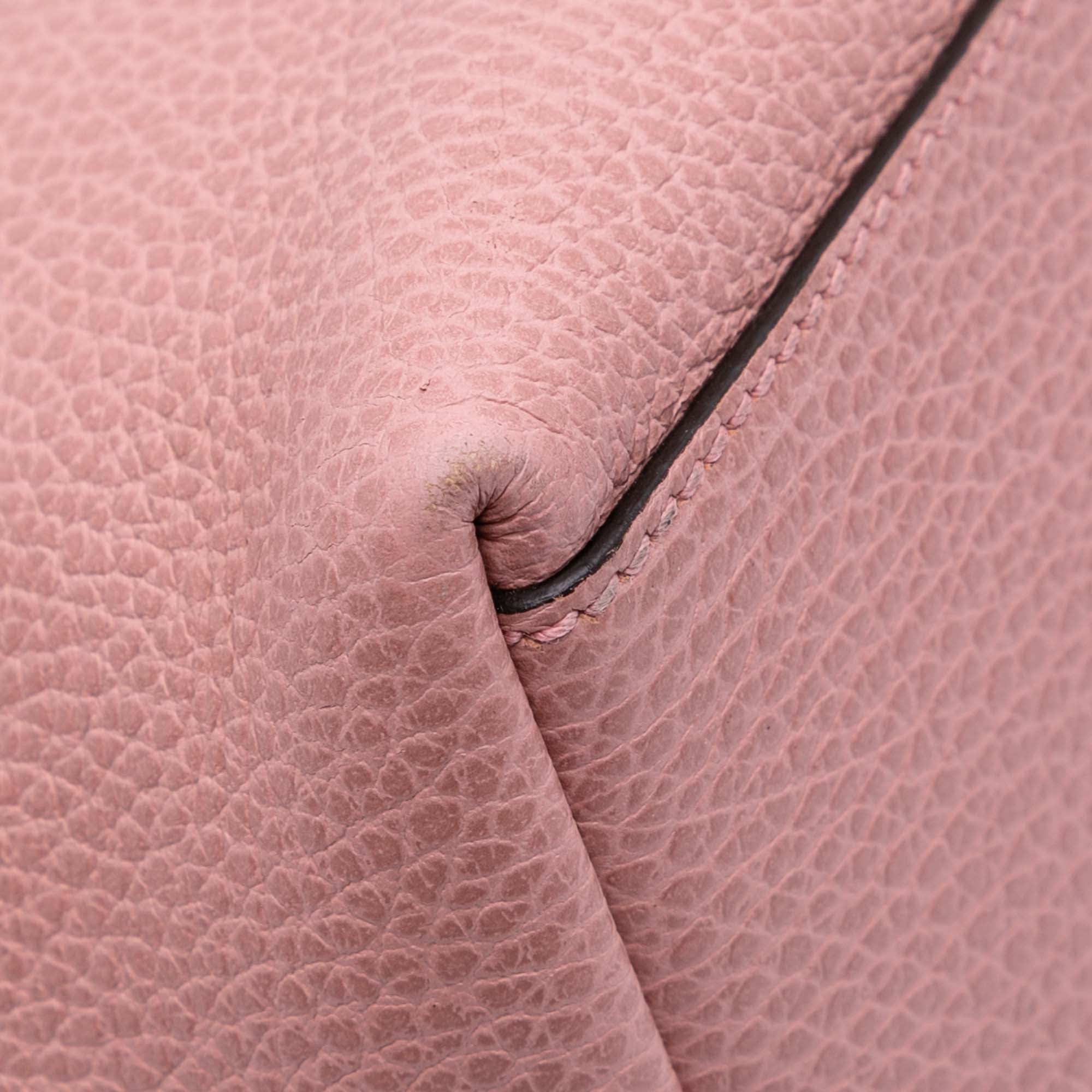 Medium Leather GG Charm Dome Satchel