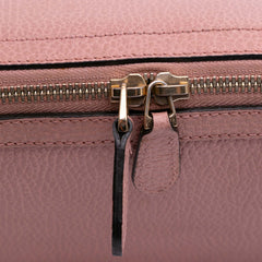 Medium Leather GG Charm Dome Satchel