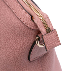 Medium Leather GG Charm Dome Satchel