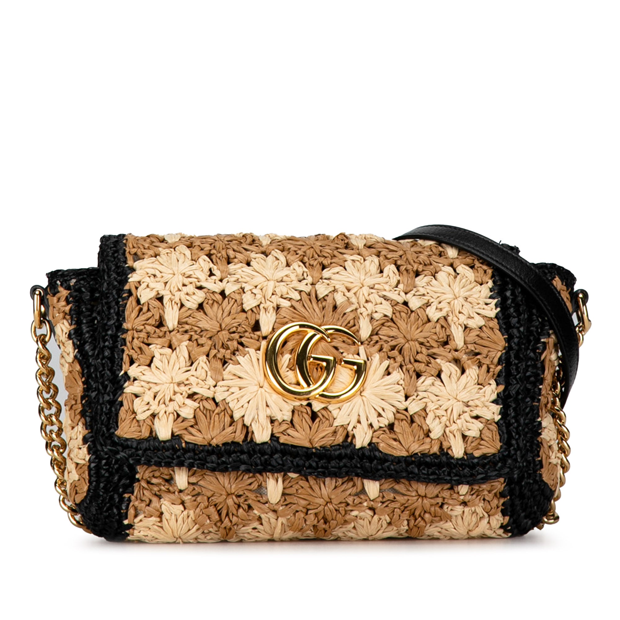 Small Raffia GG Marmont Crossbody_0