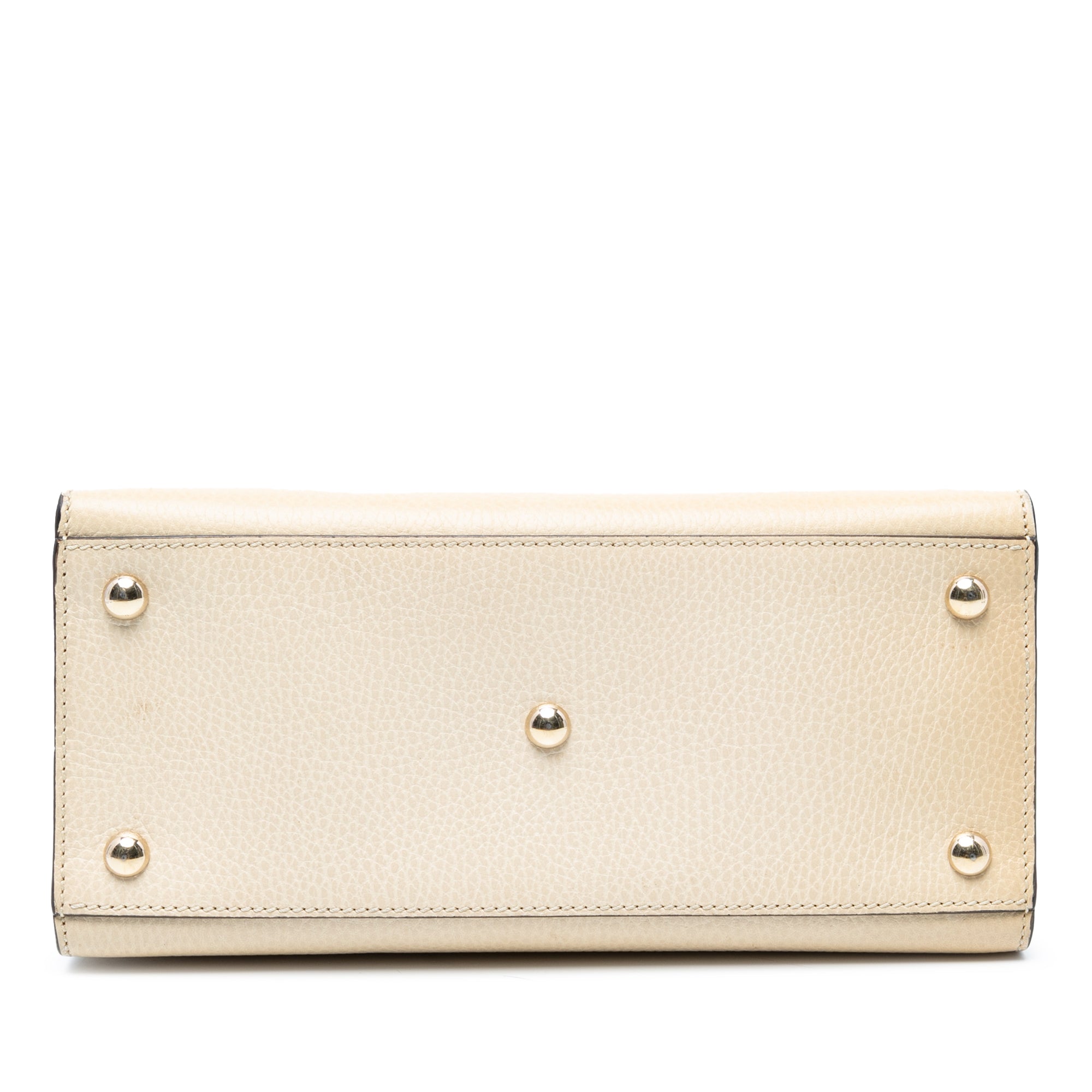 Medium Dollar Calf Soho Top Handle Convertible Tote