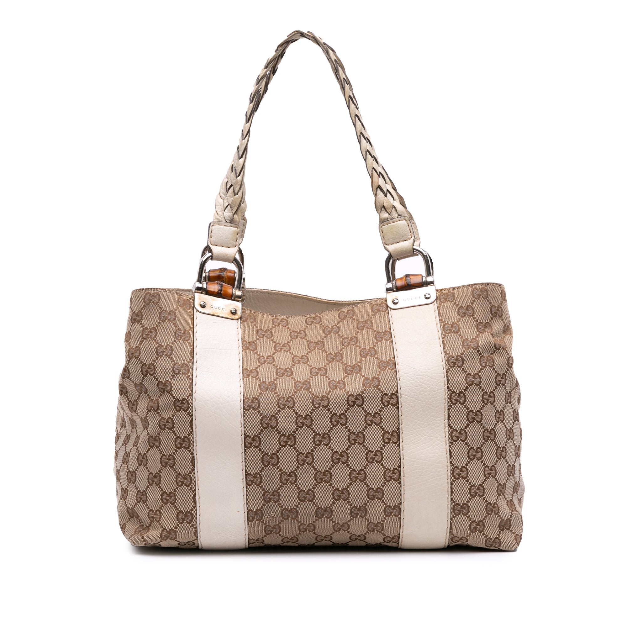Medium GG Canvas Bamboo Libeccio Tote