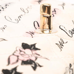 Small Quilted Nylon Printed Rue Cambon Flap