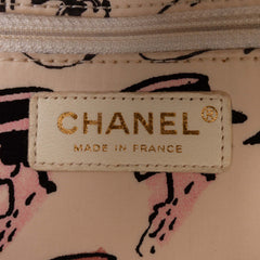 Small Quilted Nylon Printed Rue Cambon Flap