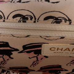 Small Quilted Nylon Printed Rue Cambon Flap