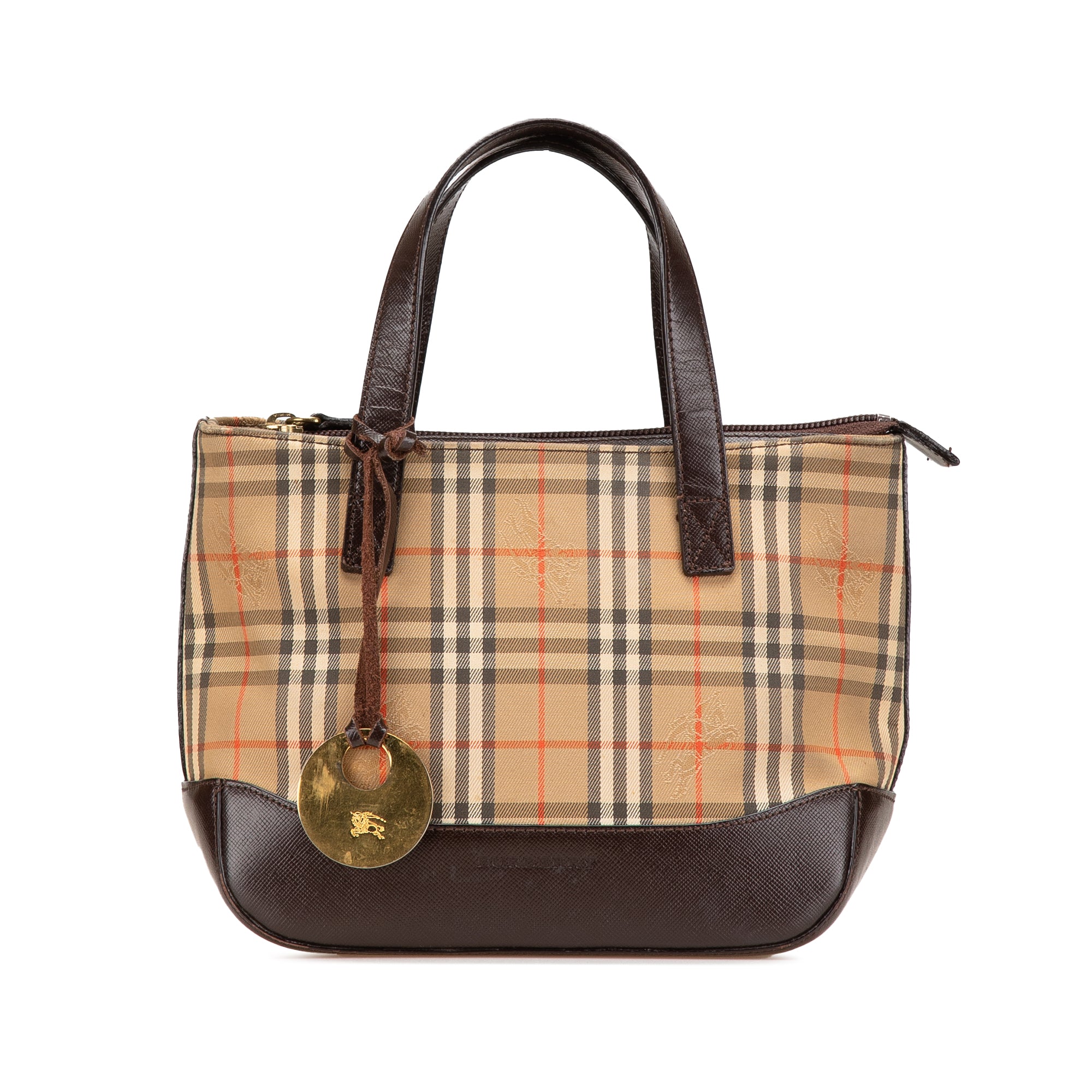 Haymarket Check Canvas Handbag