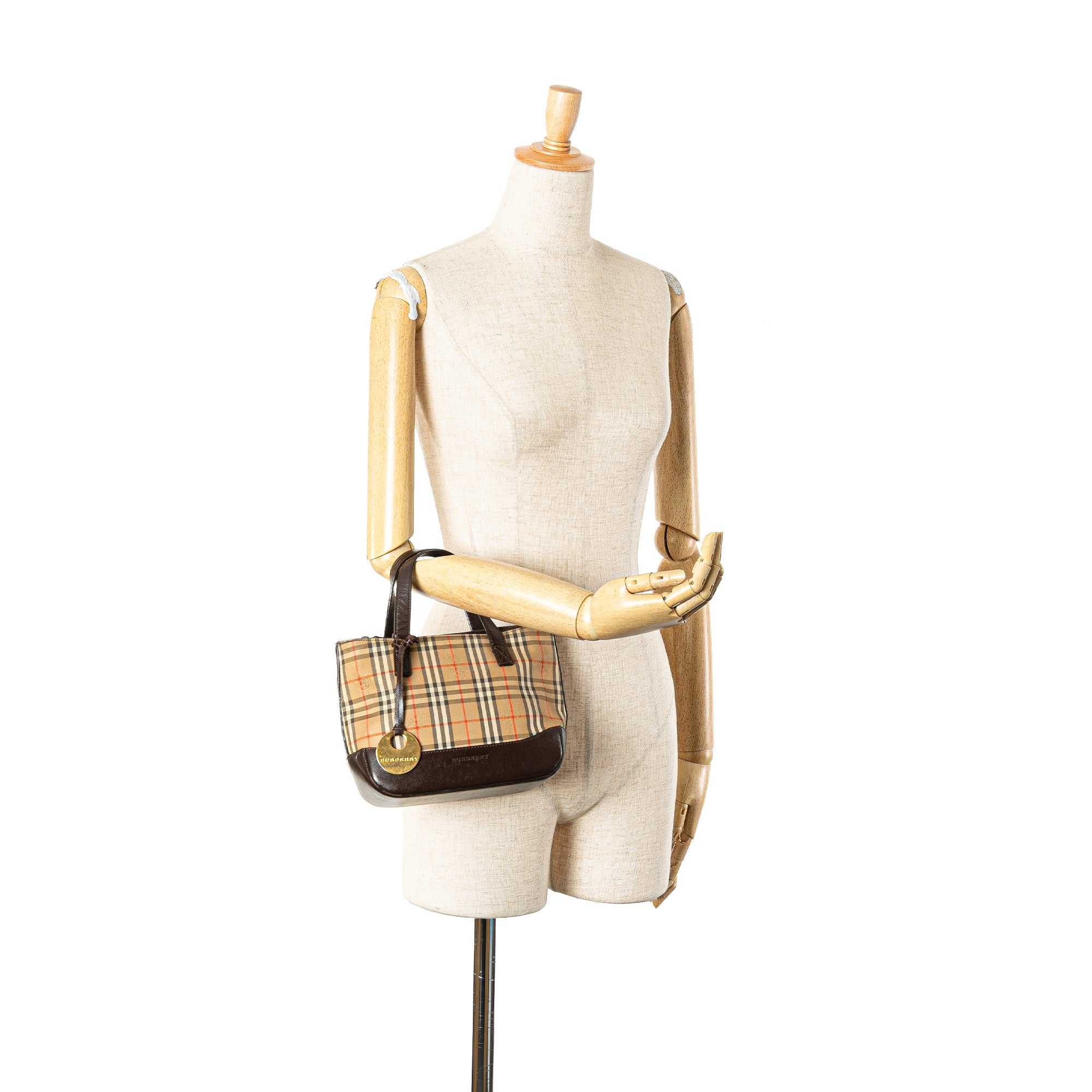 Haymarket Check Canvas Handbag