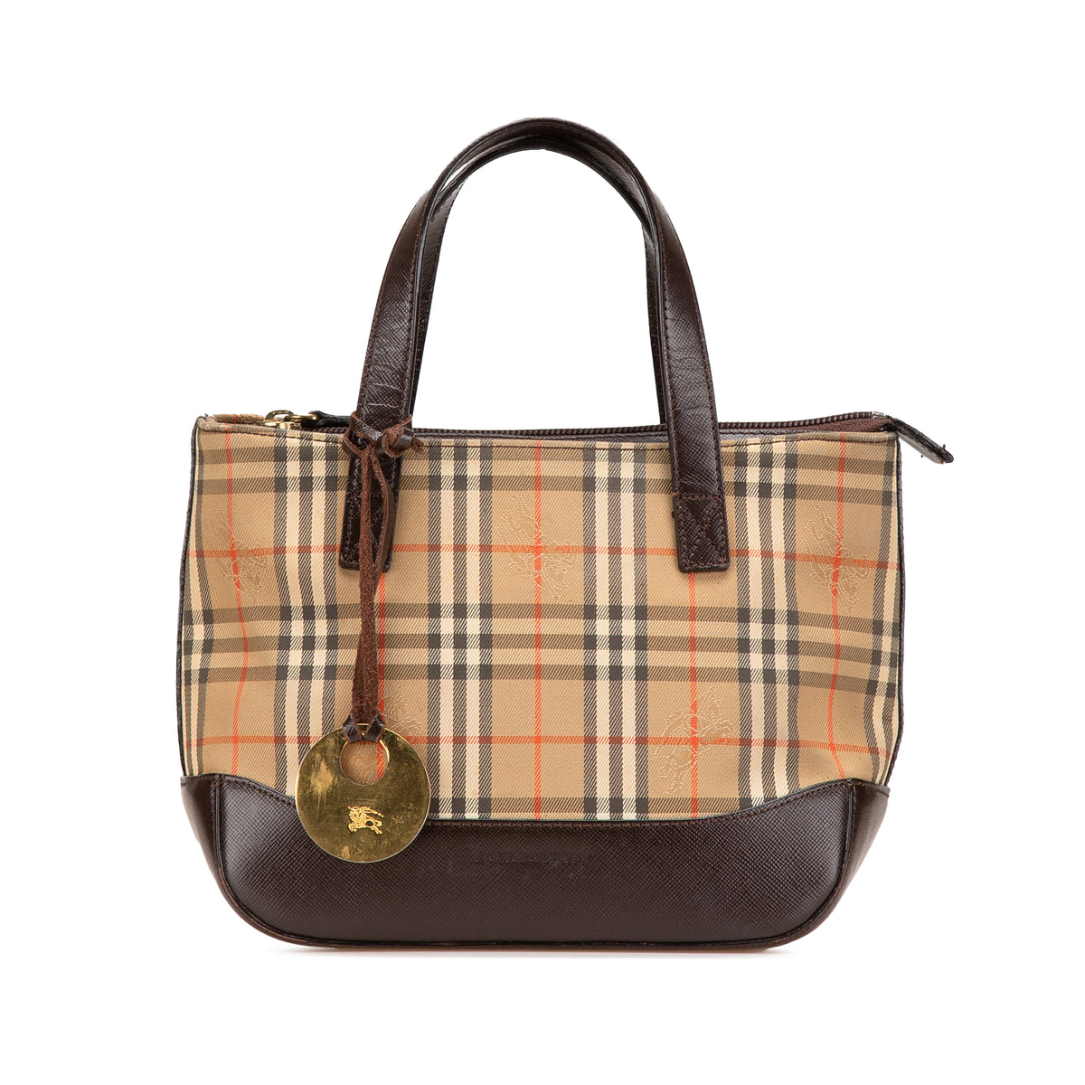 Haymarket Check Canvas Handbag