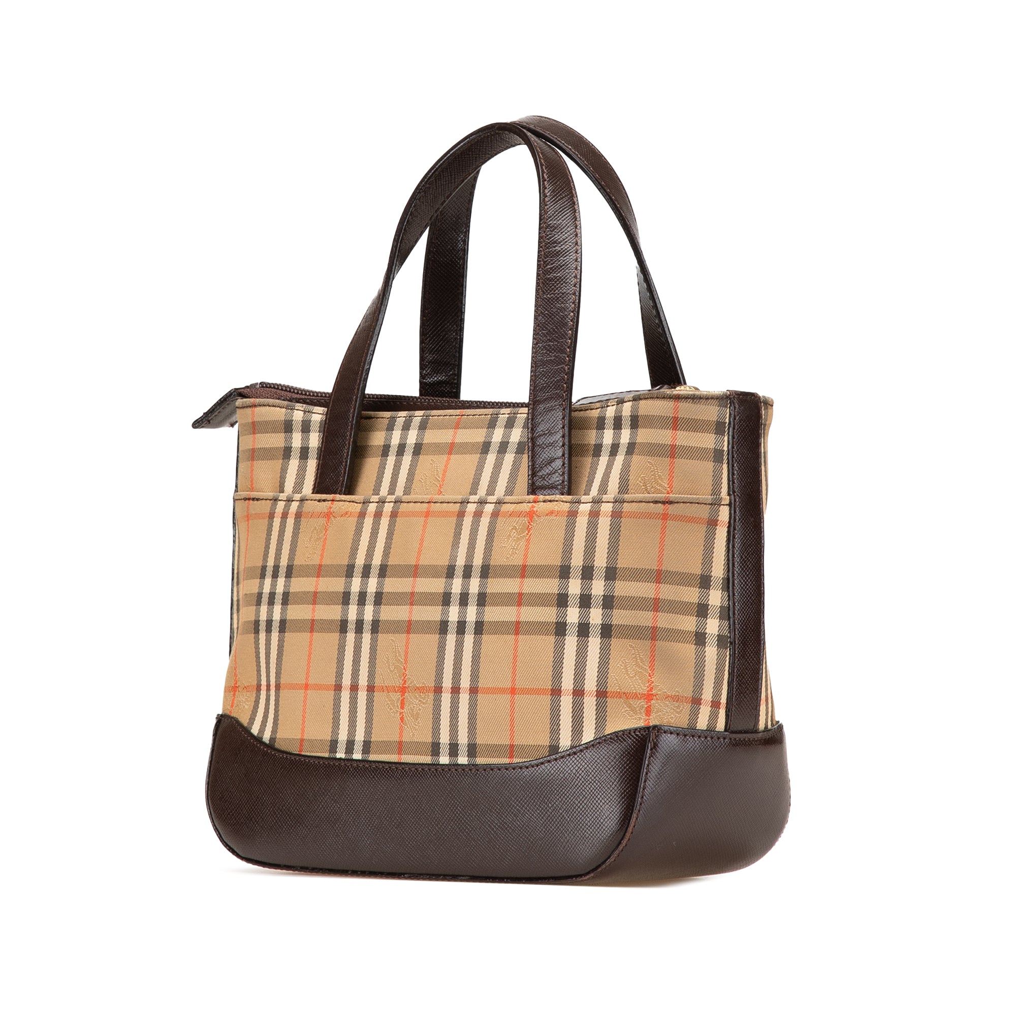 Haymarket Check Canvas Handbag