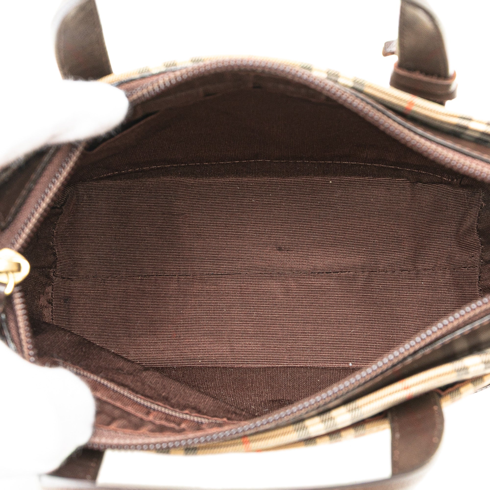 Haymarket Check Canvas Handbag