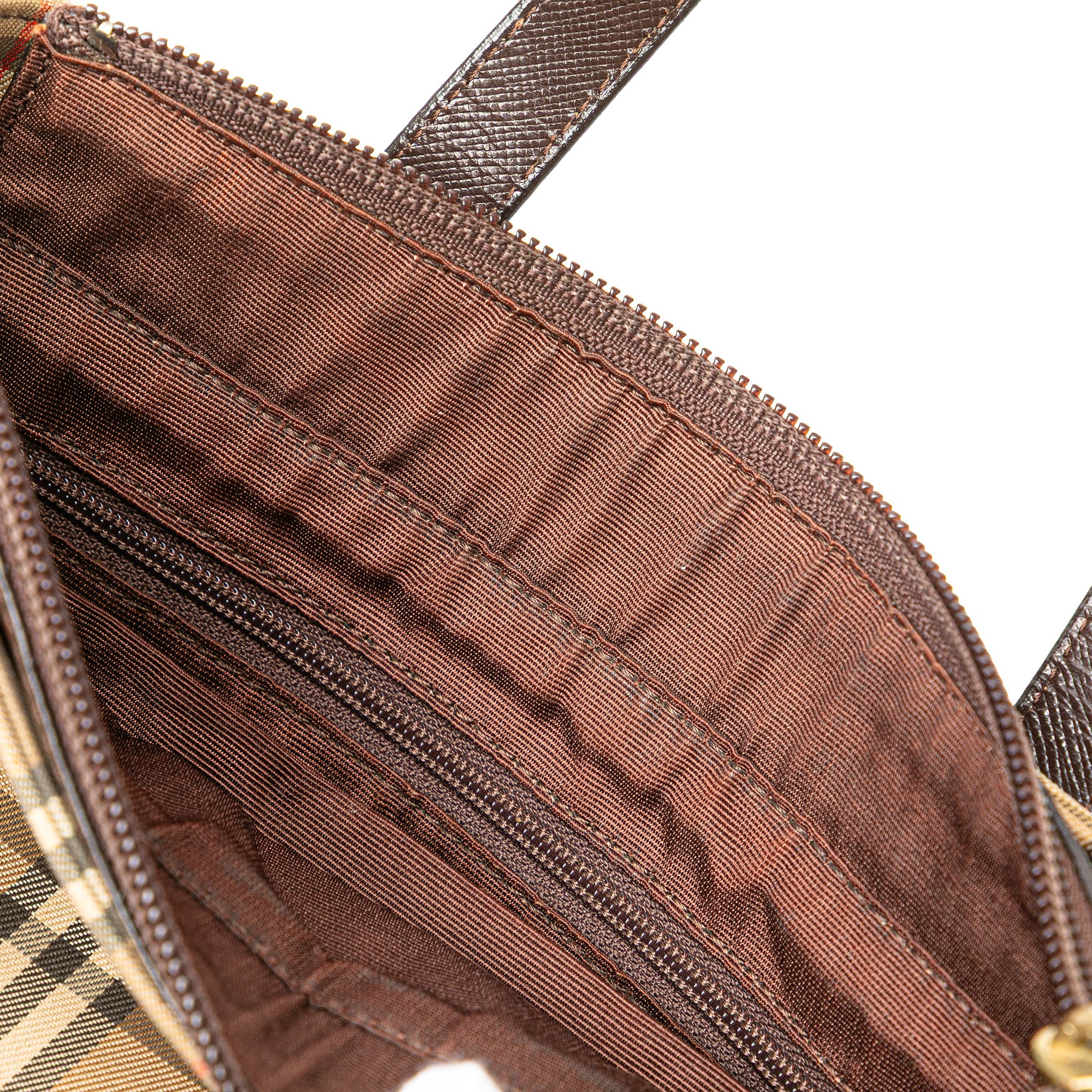 Haymarket Check Canvas Handbag