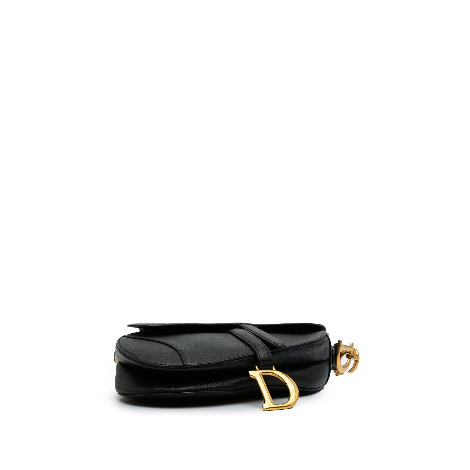 Grained Calfskin Saddle Bag