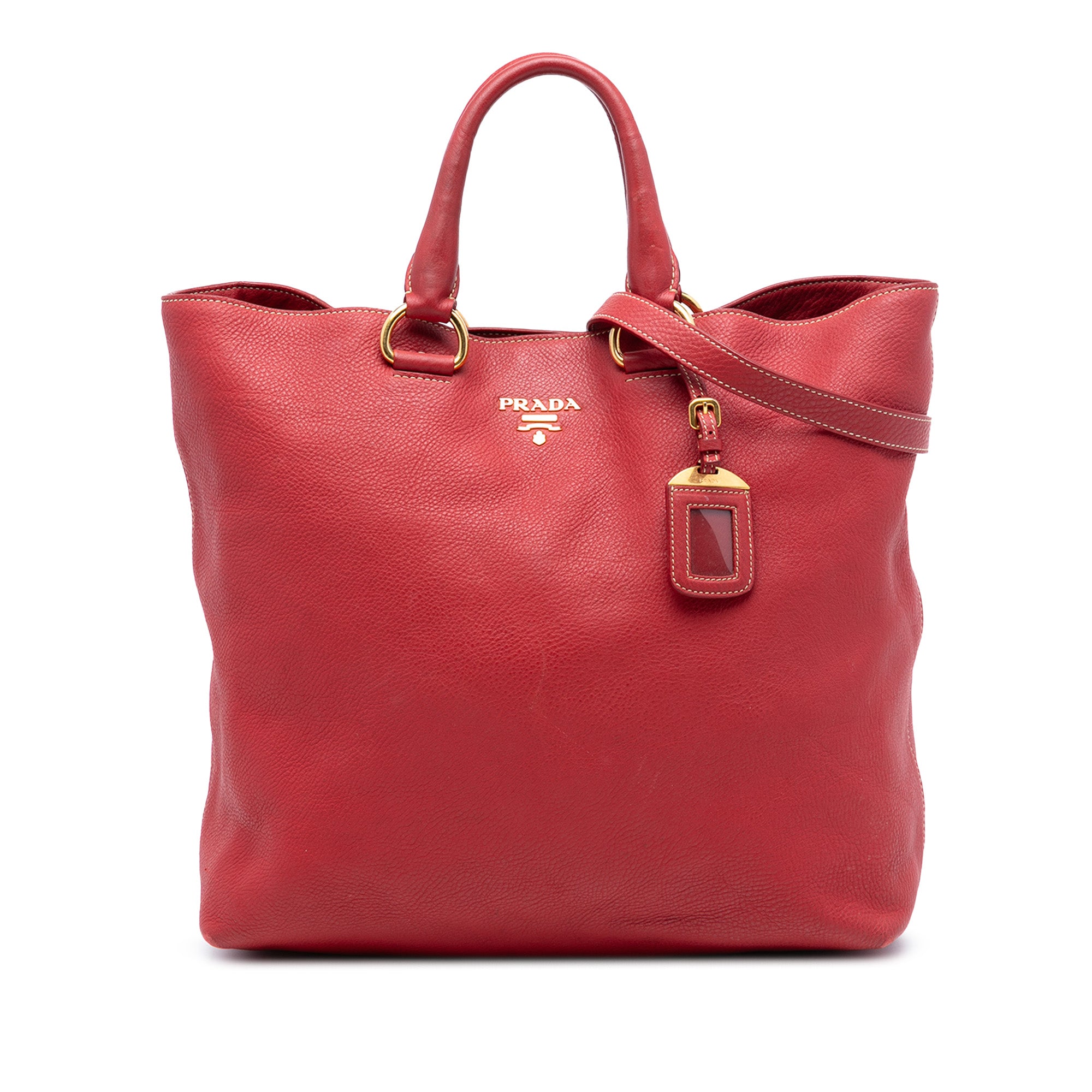Vitello Daino Open Convertible Tote