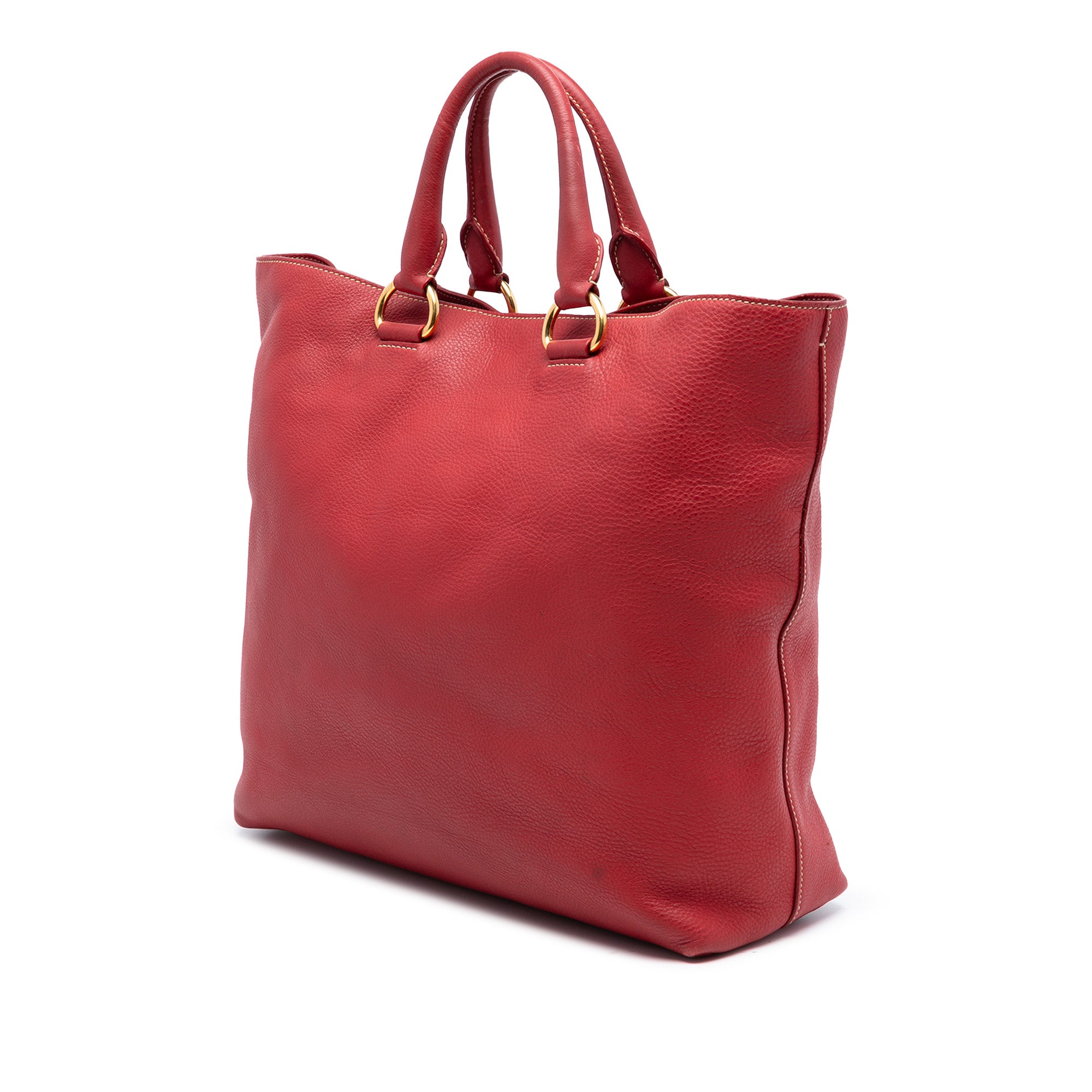 Vitello Daino Open Convertible Tote