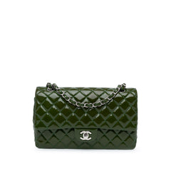 Medium Classic Patent Double Flap