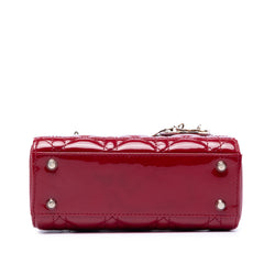 Mini Patent Cannage Lady Dior