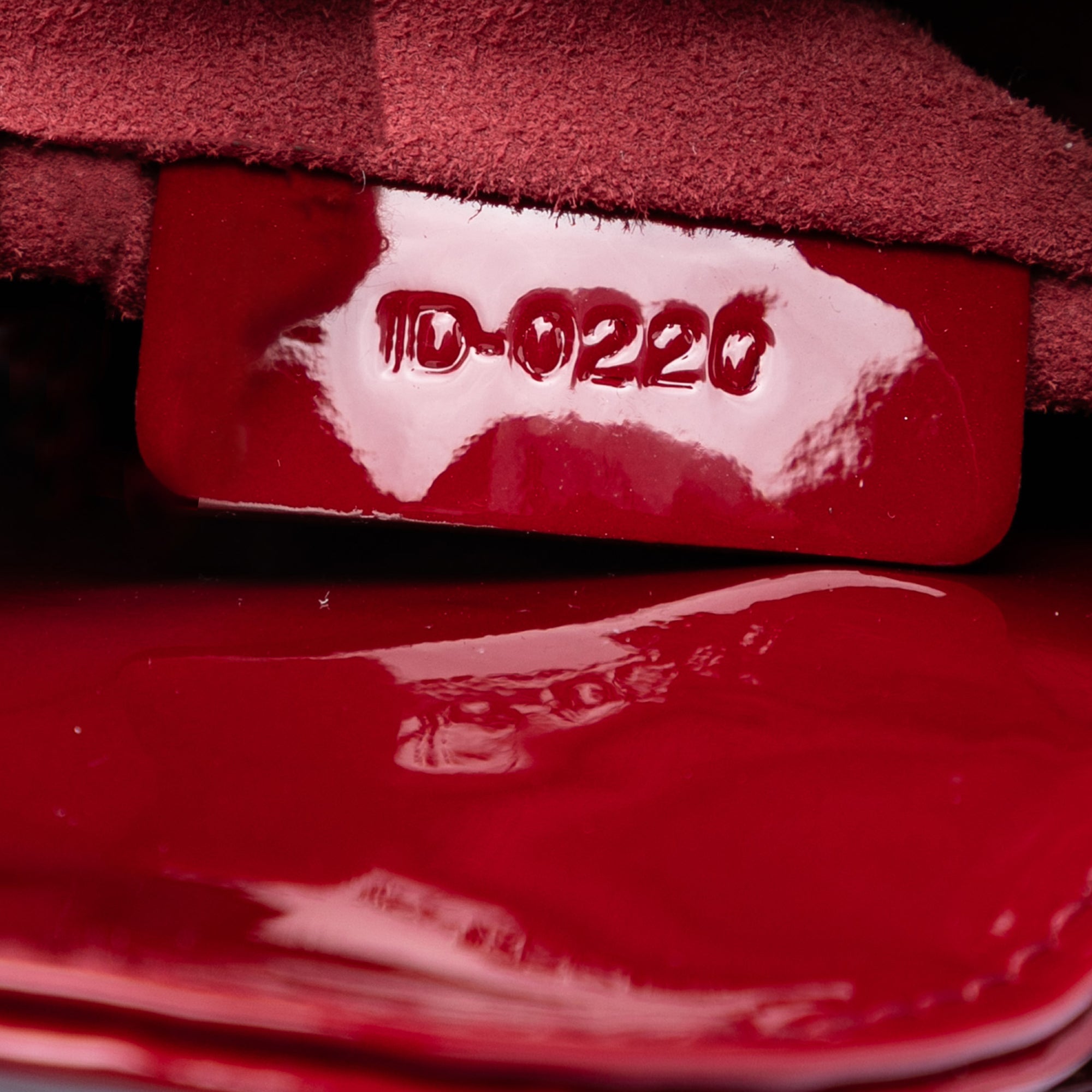 Mini Patent Cannage Lady Dior