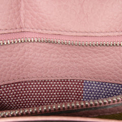 Medium Leather Bamboo Daily Satchel