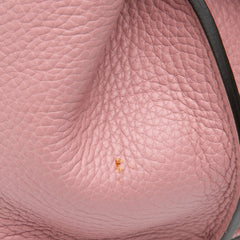 Medium Leather Bamboo Daily Satchel