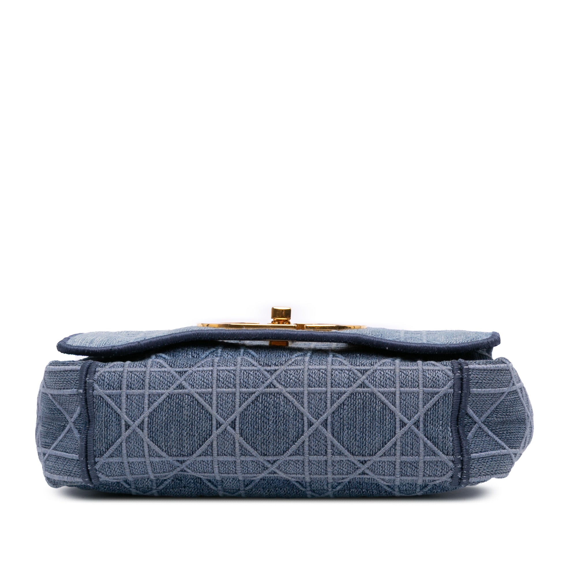 Small Denim Cannage Caro Bag