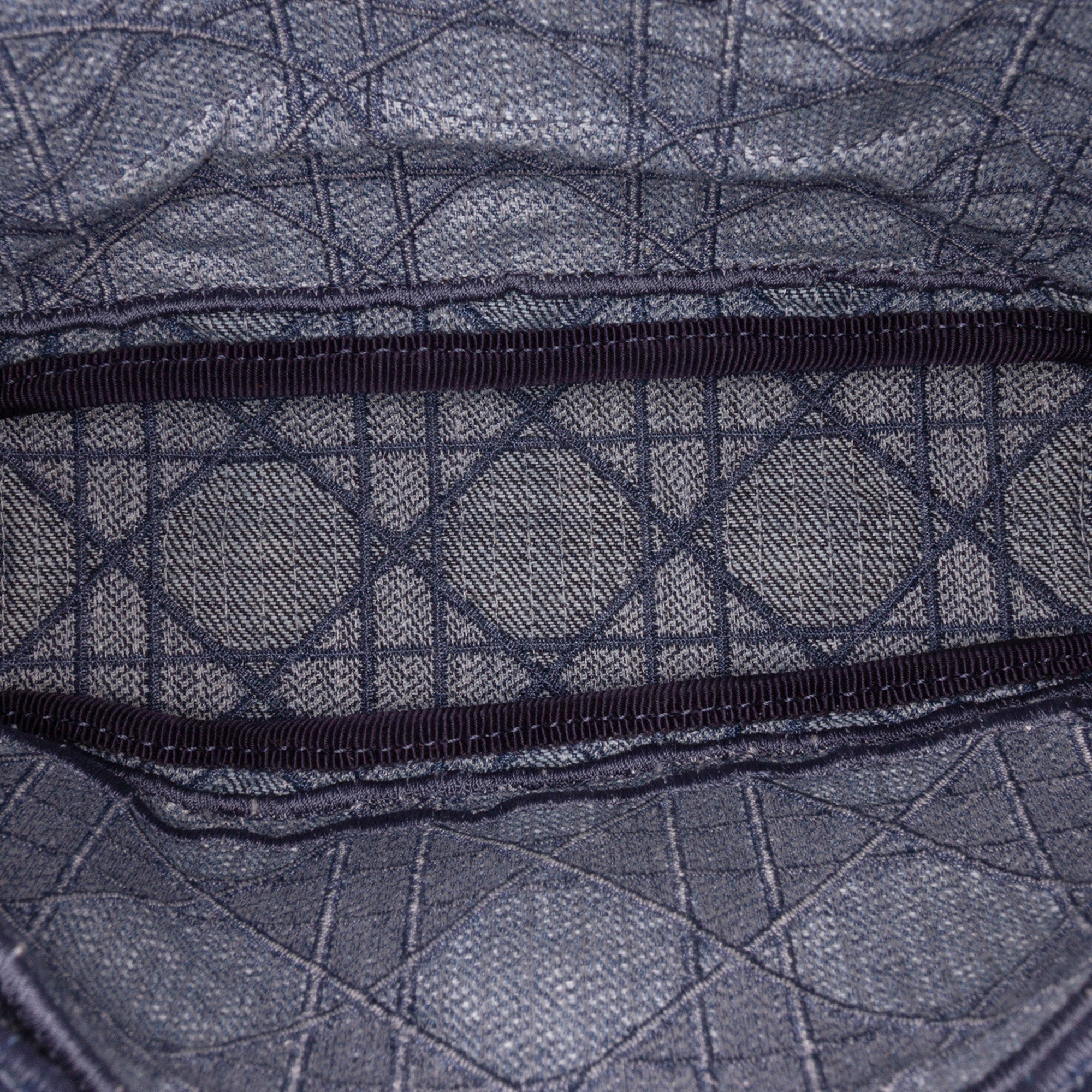 Small Denim Cannage Caro Bag