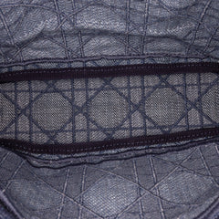 Small Denim Cannage Caro Bag