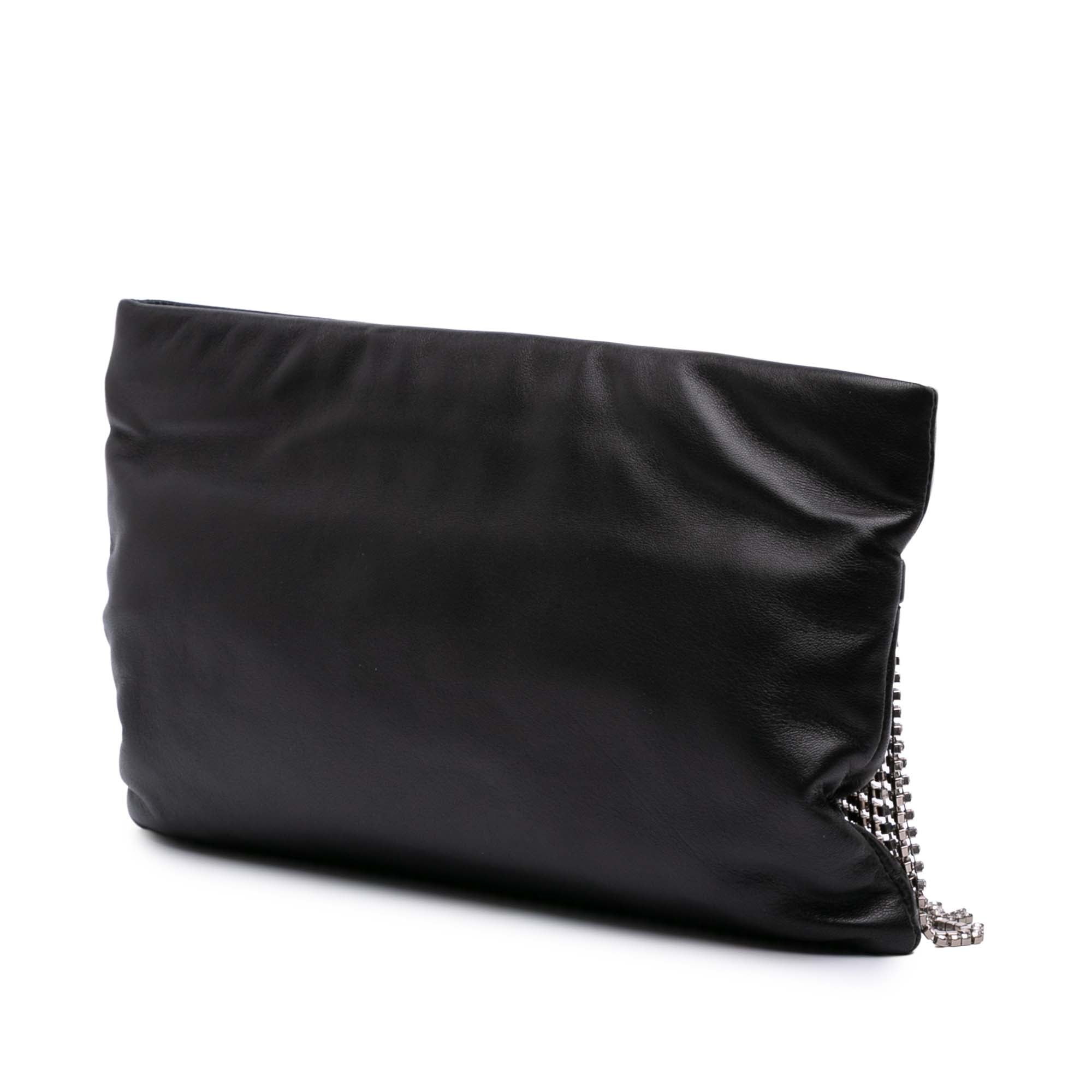Nappa Crystal Fringe Crossbody