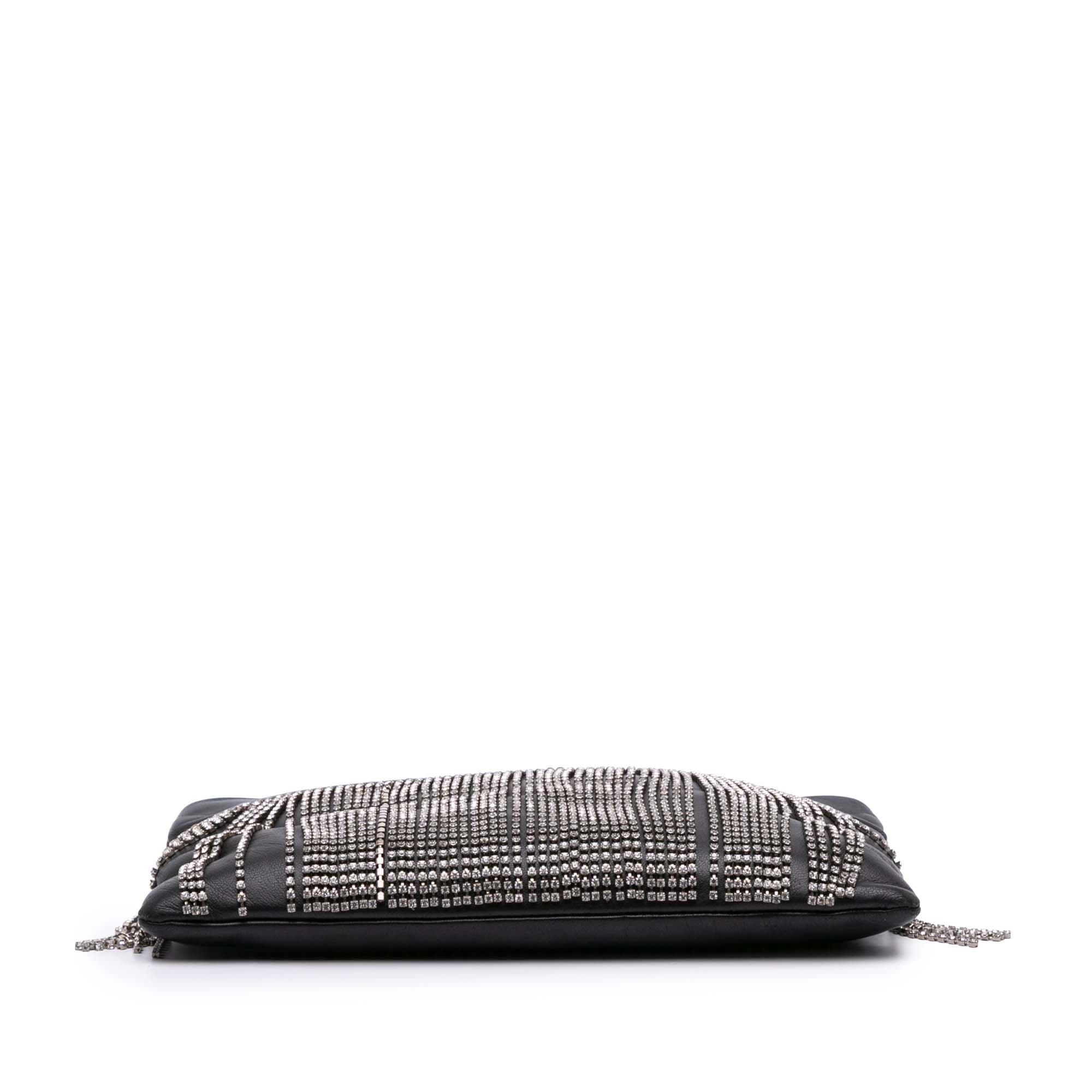 Nappa Crystal Fringe Crossbody