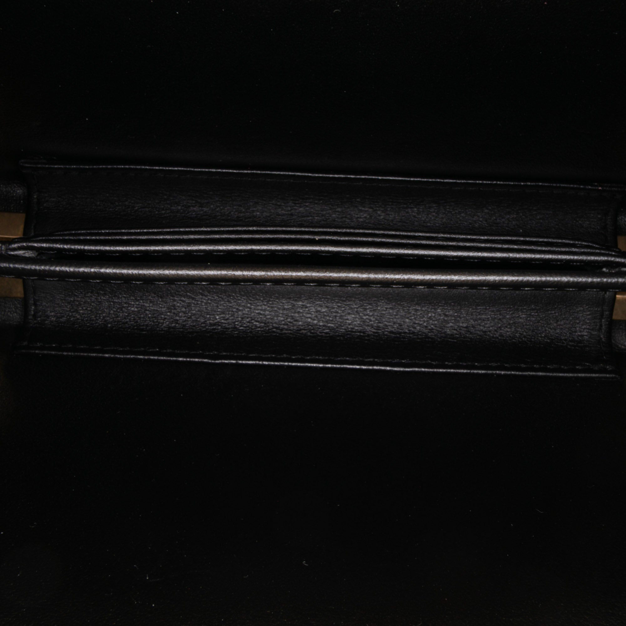 Large Glazed Goatskin Box With Chain