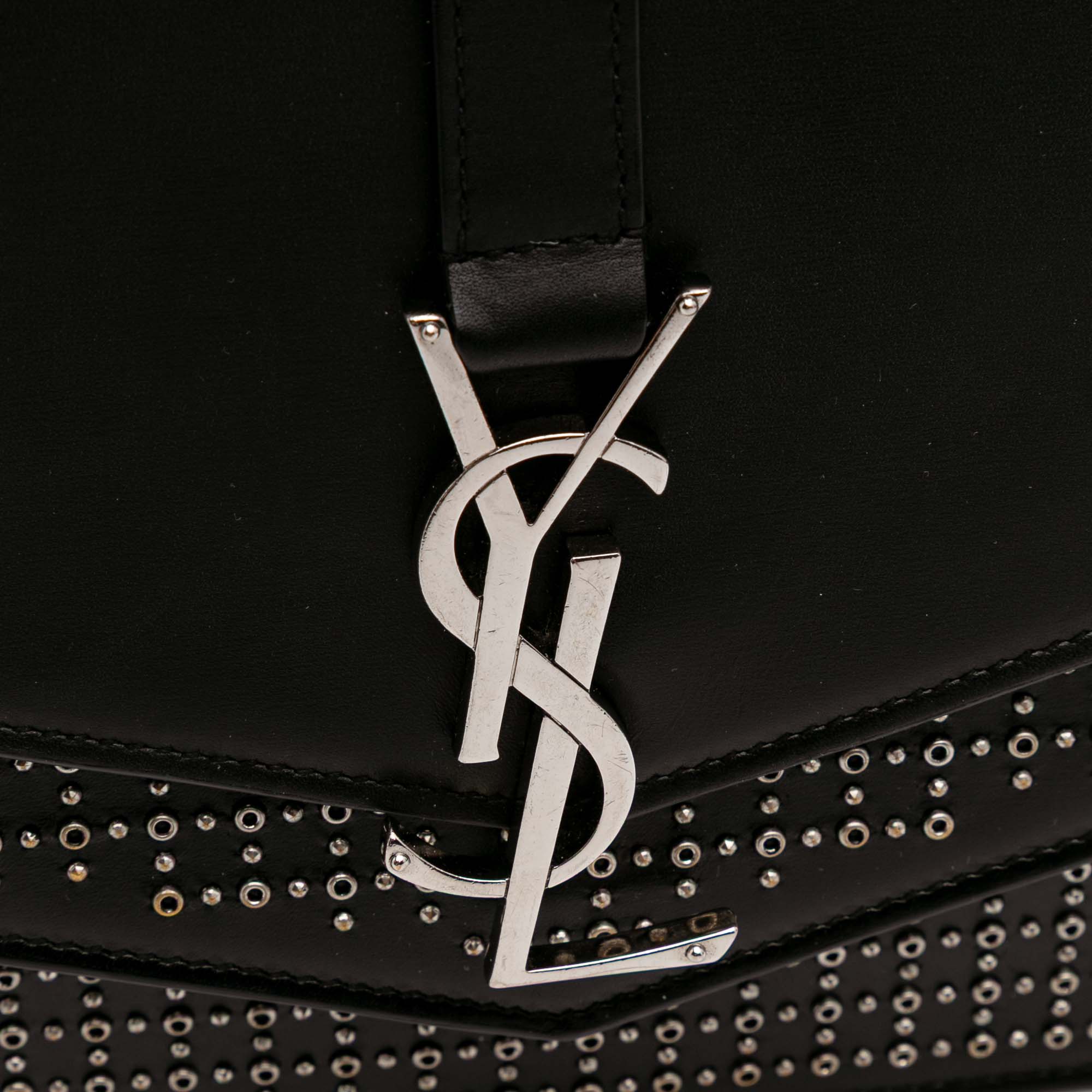 Medium Studded Calfskin Monogram Sulpice Crossbody