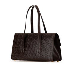 C Macadam Embossed Leather Handbag