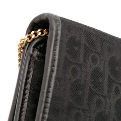 Oblique Canvas Chain Crossbody