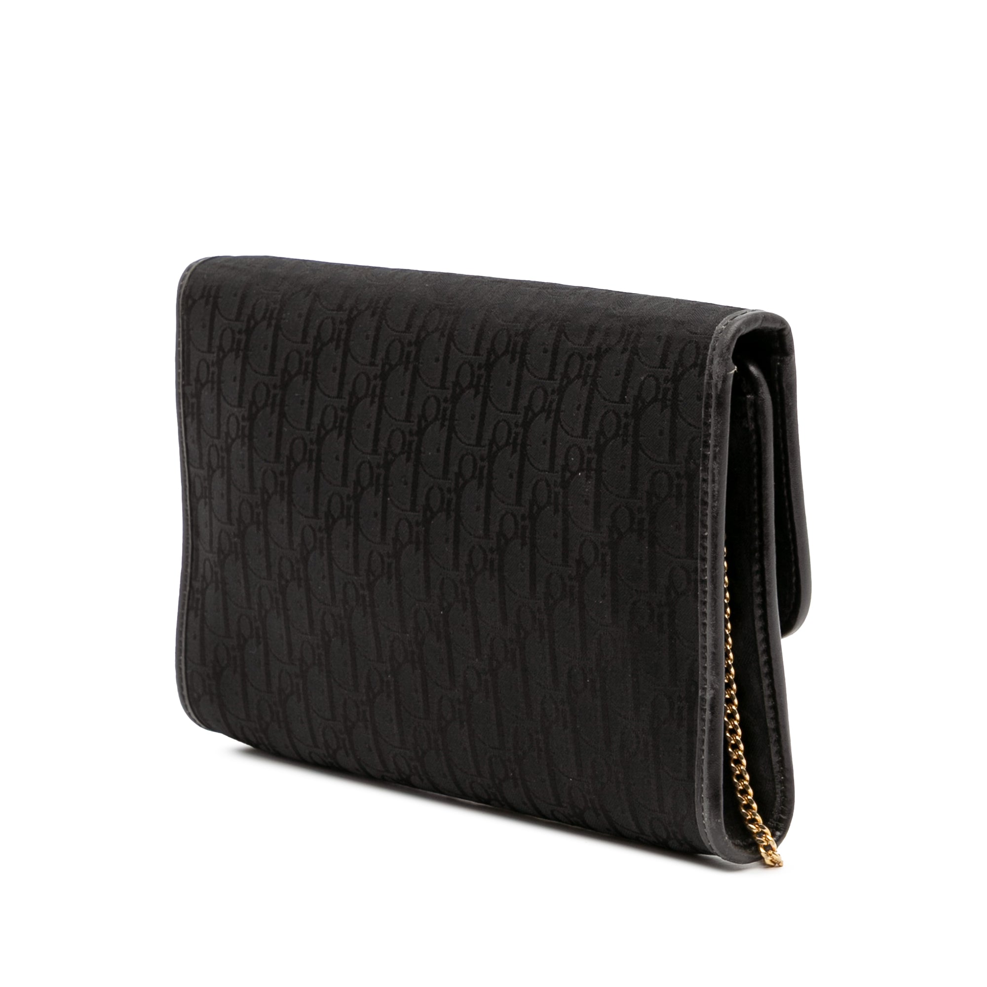 Oblique Canvas Chain Crossbody