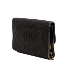 Oblique Canvas Chain Crossbody