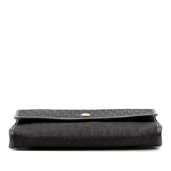 Oblique Canvas Chain Crossbody