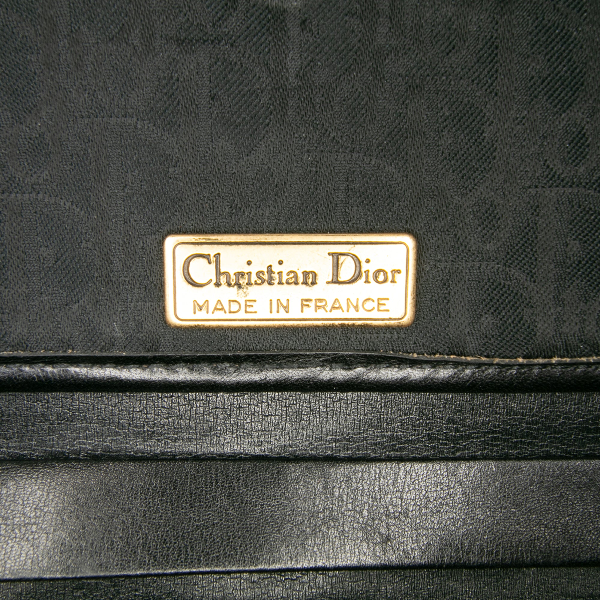 Oblique Canvas Chain Crossbody