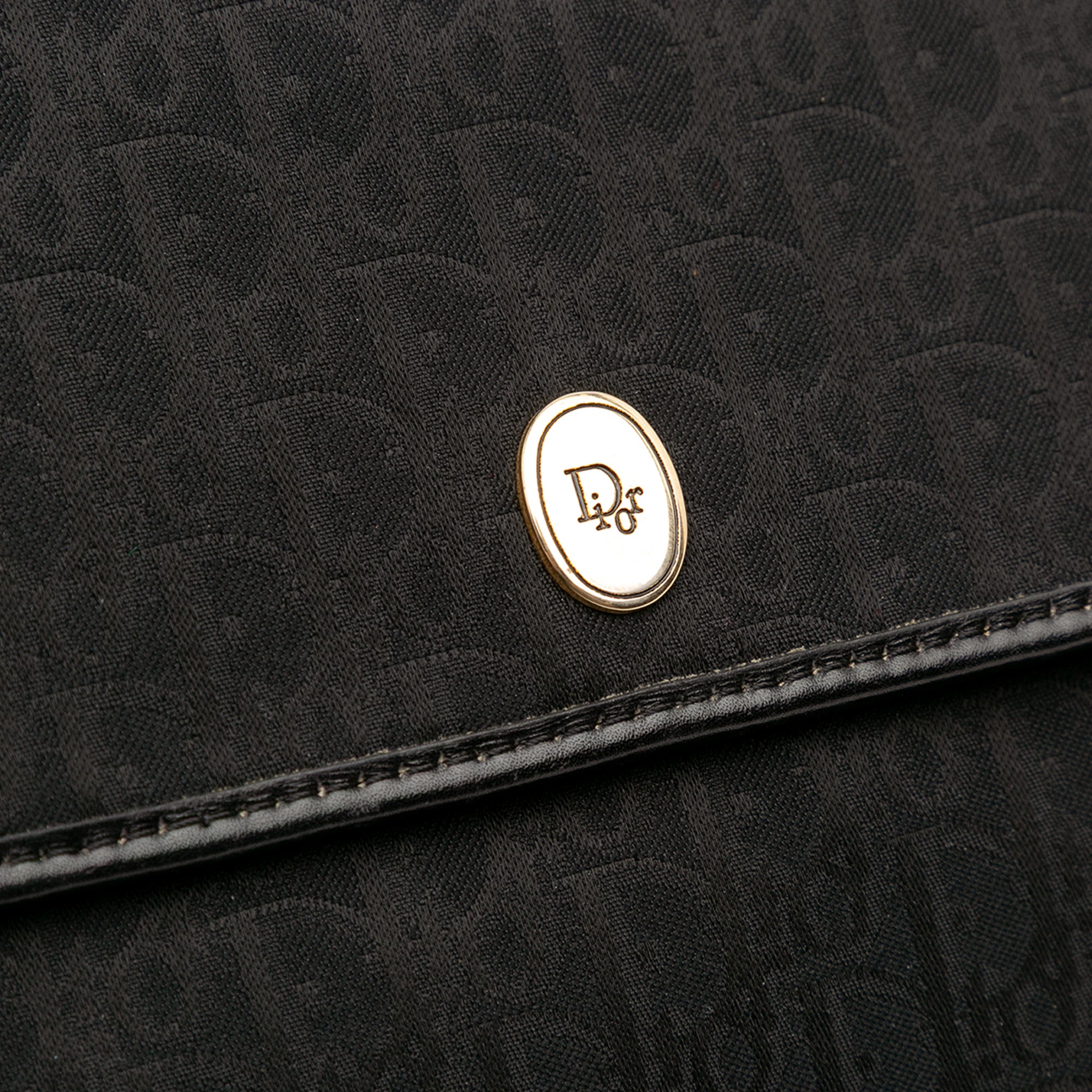 Oblique Canvas Chain Crossbody