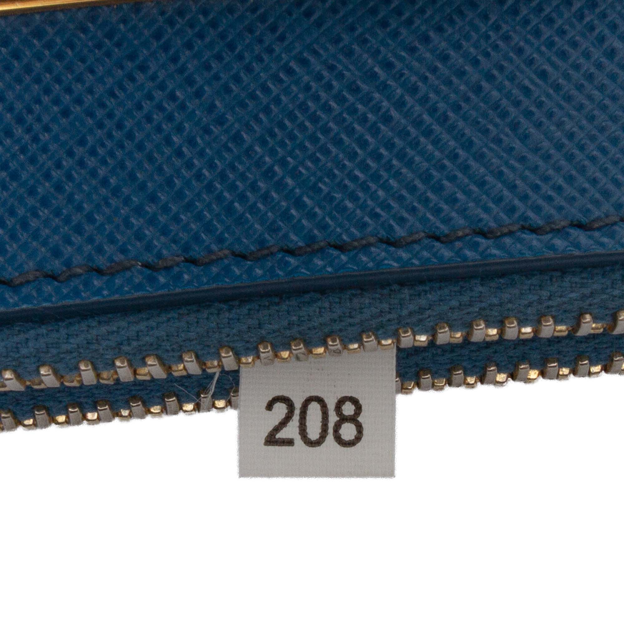 Medium Saffiano Lux Galleria Double Zip Satchel