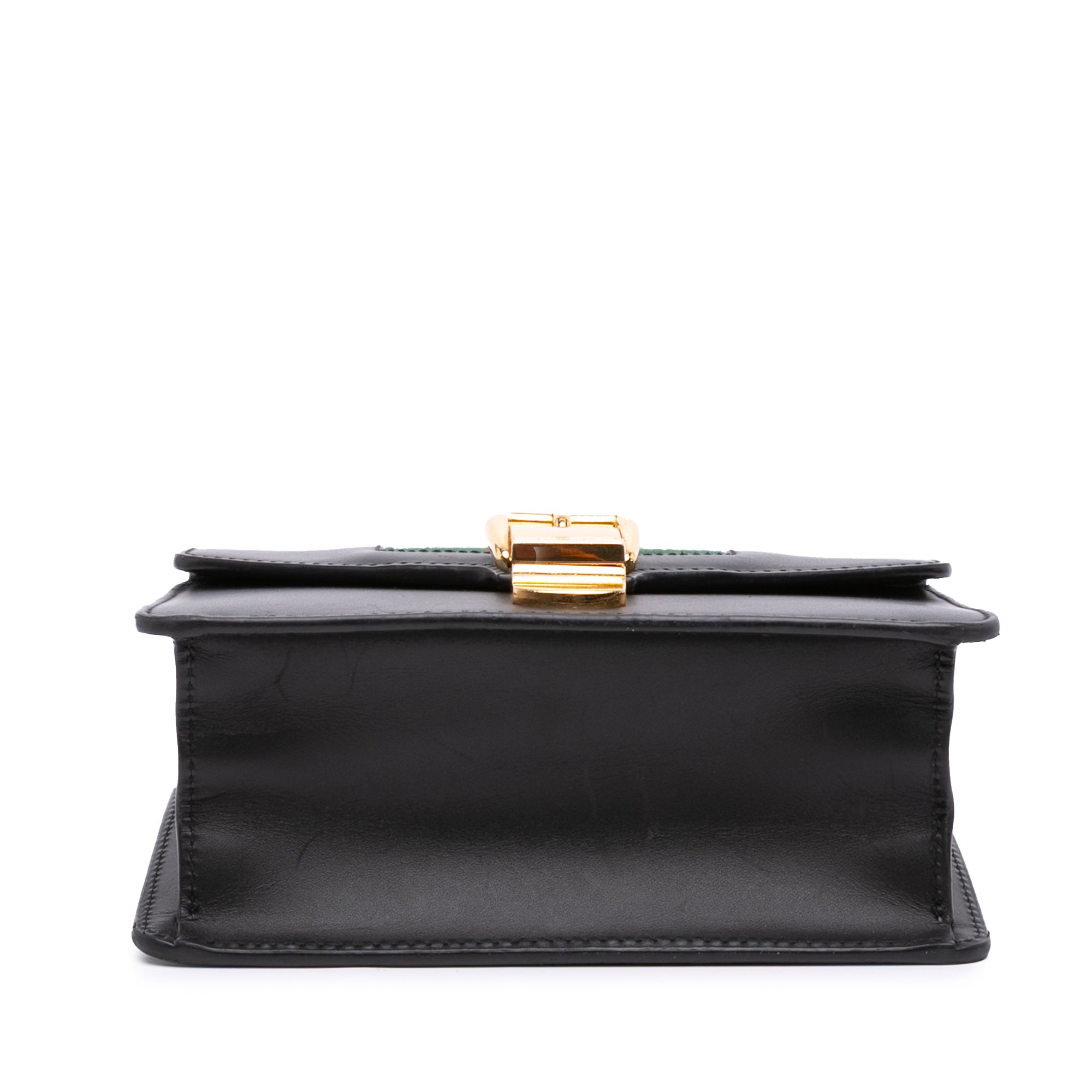 Mini Leather Web Sylvie Chain Crossbody