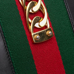 Mini Leather Web Sylvie Chain Crossbody