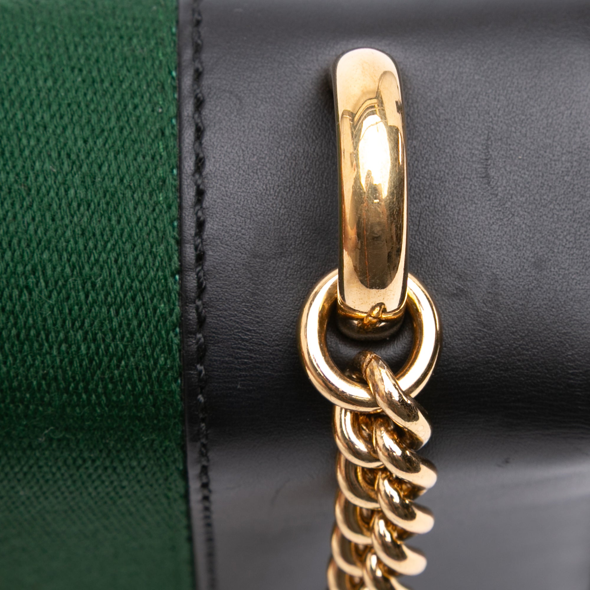 Mini Leather Web Sylvie Chain Crossbody