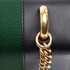 Mini Leather Web Sylvie Chain Crossbody
