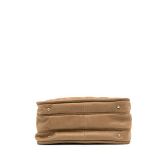Quilted Iridescent Calfskin Relax CC Satchel