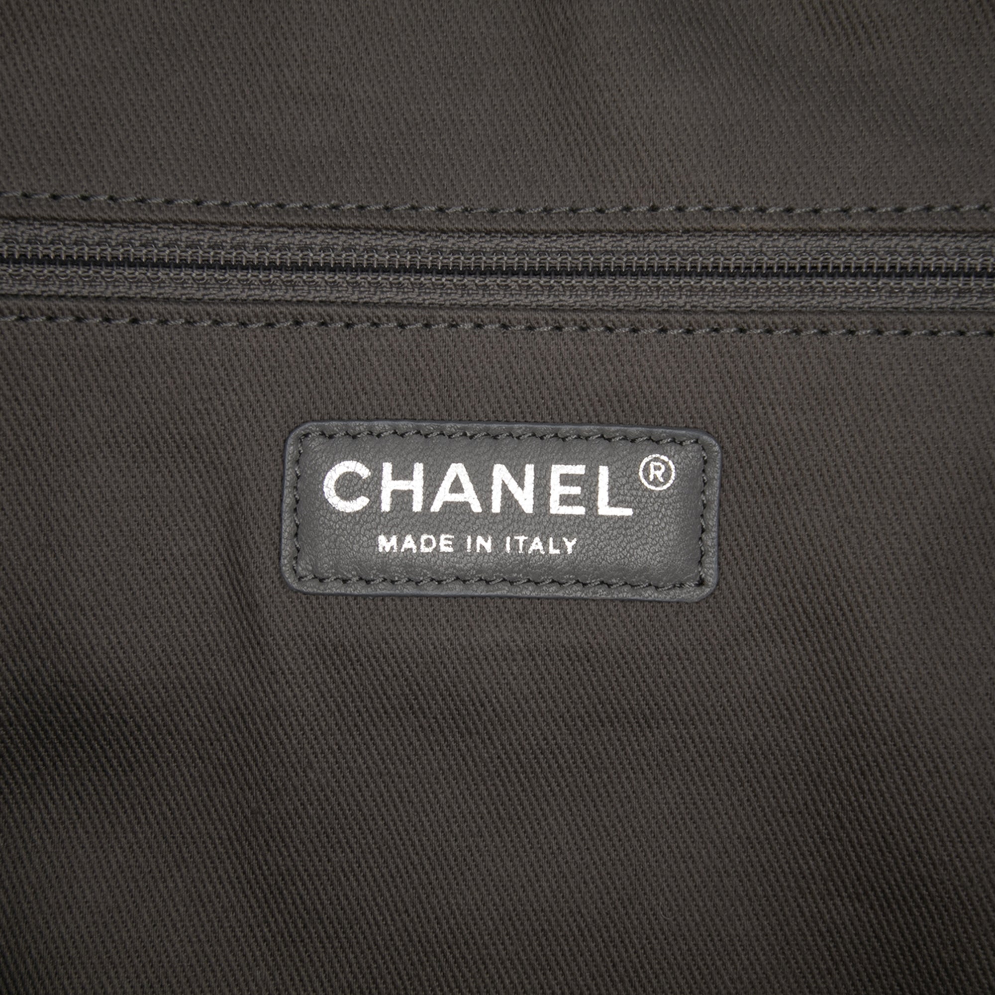Quilted Iridescent Calfskin Relax CC Satchel